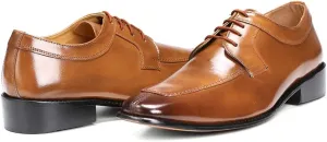 LIBERTYZENO Mens Animal Print Genuine Leather Adults Wingtip Monkstrap & Lace Up Dress Shoes for Prom Graduation