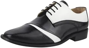 LIBERTYZENO Mens Wingtip Brogue EEL & Croco Print Genuine Leather Adults Lace Up Oxford Dress Shoes for Prom Graduation