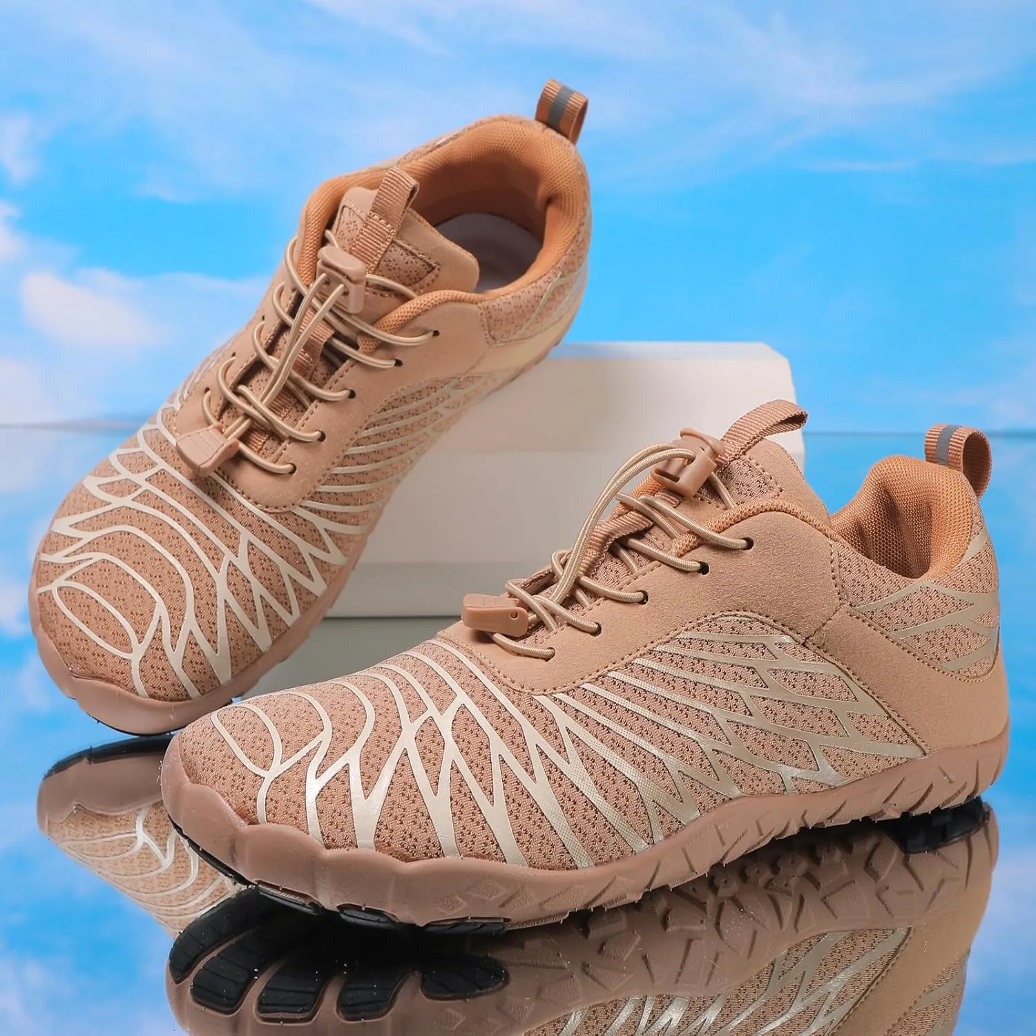 Lightweight Barefoot Hiking Beach Jogging Breathable & Non-Slip Athletic Barefoot Wide Toe Water Shoes for Men & Women