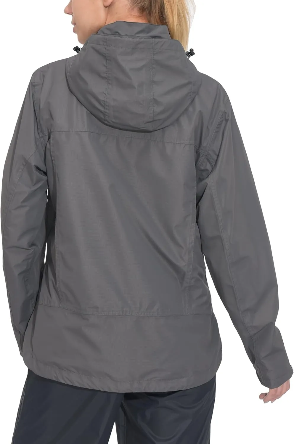 Little Donkey Andy Women's Waterproof Rain Jacket with Hood Breathable Lightweight Windbreaker Rain Shell Coat