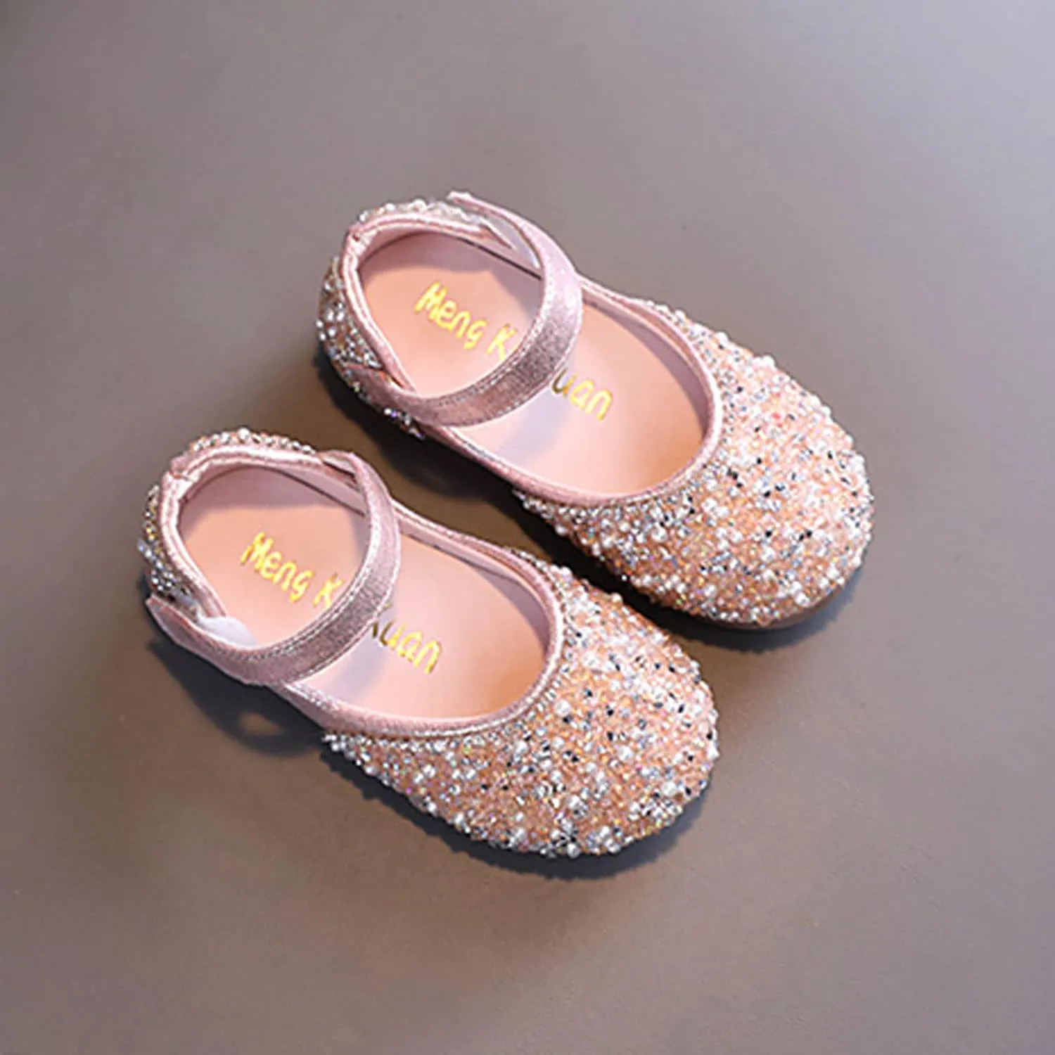 Little Girls Dress Shoes Toddler Dress Shoes Flower Girl Shoes for Weeding Toddler Ballet Flat Mary Jane Shoes