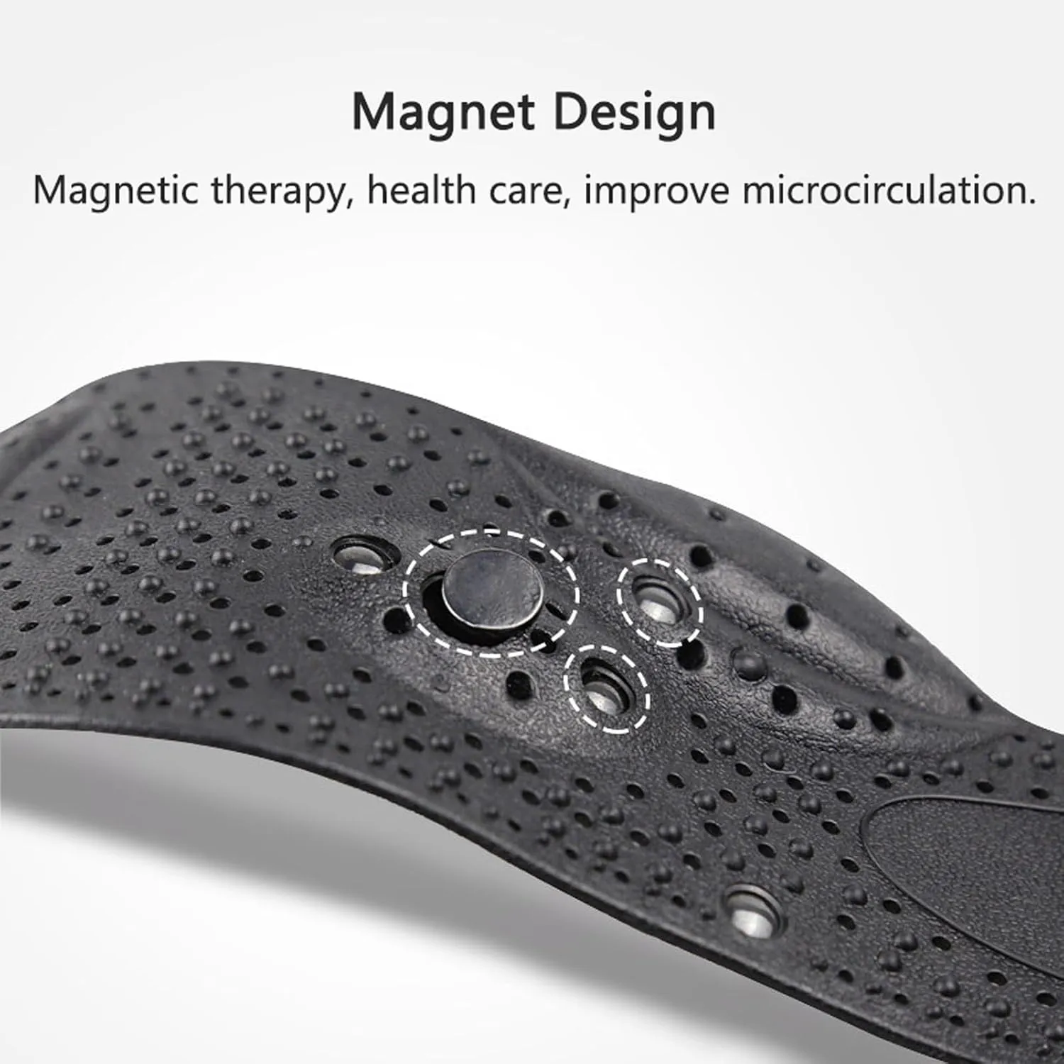 Magnetic Massage Insoles, Acupressure Insoles, Orthopaedic Insoles Reflexology Insoles for Women and Men, Foot Circulation Fatigue Relief for Plantar Fasciitis,S,1 Pair