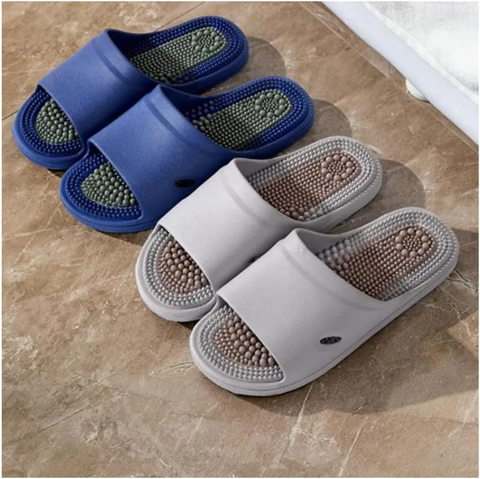 Massage Slippers for Couples,Men & Women Acupressure Massage Sandals,Indoor Non slip Bathroom,Bath,Foot Massage Shoes