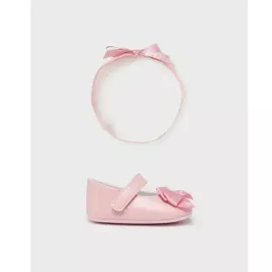 Mayoral Baby Girl Mary Jane Shoes and Headband Set  9633-87 Colorete