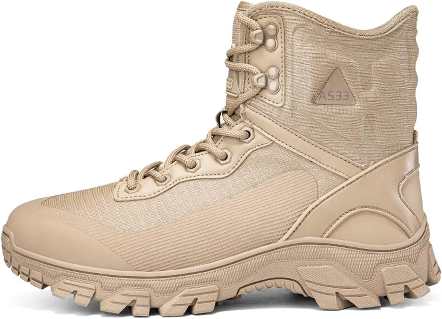 Men's 8 Inches Tactical Boots Lightweight Waterproof Hiking Outdoor Work Military Combat Boots