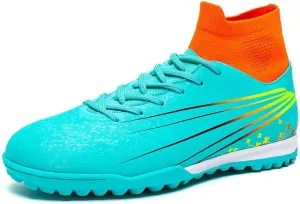 Men's High Top Soccer Shoes Unisex-Adult Lightweight Training Futsal Shoes Professional Comfortable Athletic Sneaker