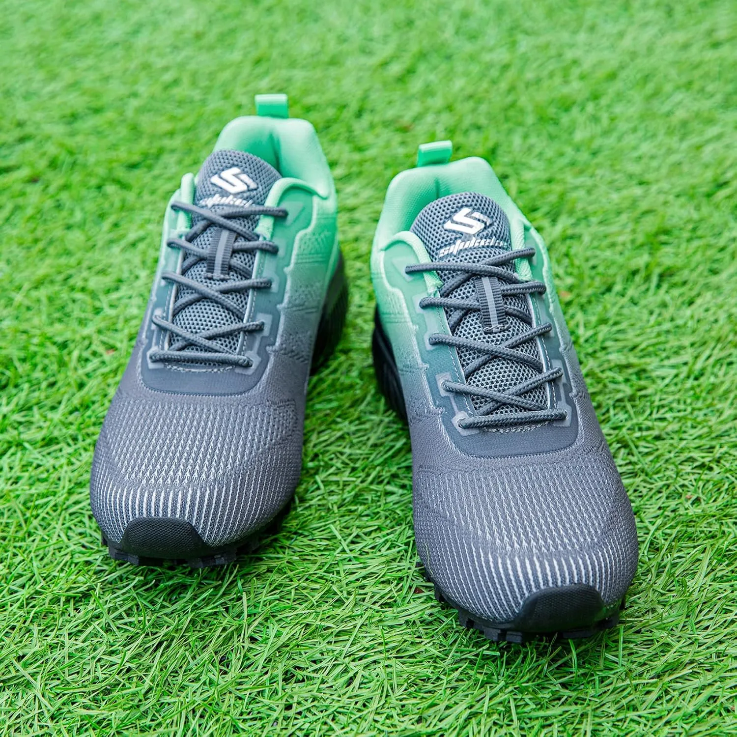 Men's Trail Running Shoes Lightweight Breathable Walking Hiking Sneakers Outdoor Athletic Tennis Cross Training Shoes