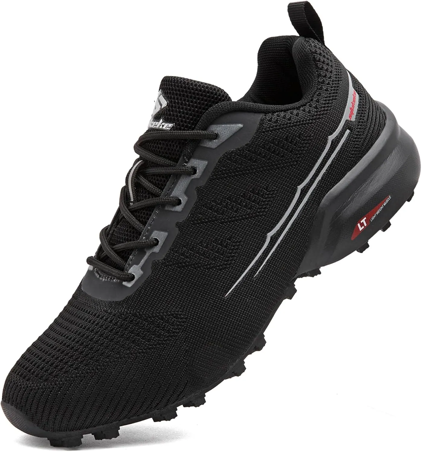 Men's Trail Running Shoes Lightweight Breathable Walking Hiking Sneakers Outdoor Athletic Tennis Cross Training Shoes