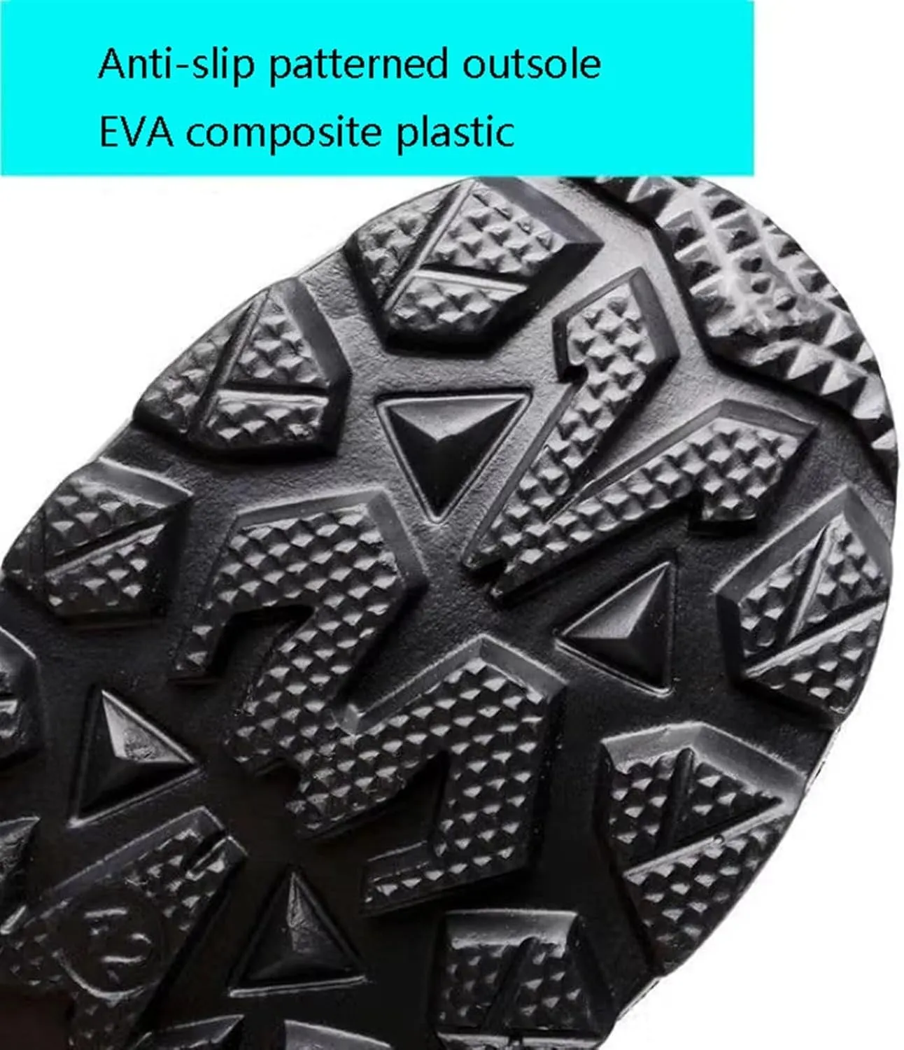 Mens Waterproof Winter Boots, Men's Camouflage Non Slip Waterproof High Top Fur Lined Fishing Snow Boots, Durable Warm Outdoor Climbing Shoes, for Hiking Trekking Walking Camping