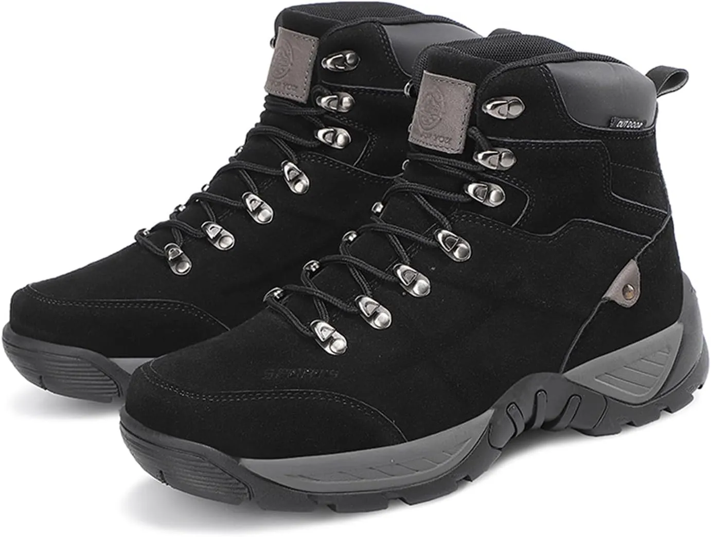 Mid Waterproof Hiking Boots Outdoor Backpacking Trekking Lightweight Walking Shoes For Men