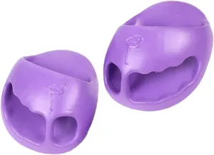 Milisten 1Pair Creative Yoga Shoes for Indoor Massage and Posture Correction Lightweight Material Enhance Leg Shape Comfortable Footwear for Dance and Exercise Purple