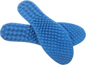 NOLITOY 1 Pair Soft Massage Insoles for Men Women Breathable Shock Absorbing Cushion Inserts for Running Hiking Water Resistant Shoe Pads for Everyday Use