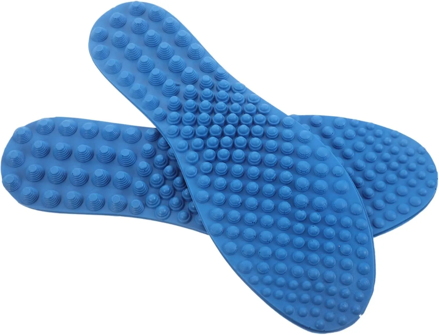 NOLITOY 1 Pair Soft Massage Insoles for Men Women Breathable Shock Absorbing Cushion Inserts for Running Hiking Water Resistant Shoe Pads for Everyday Use