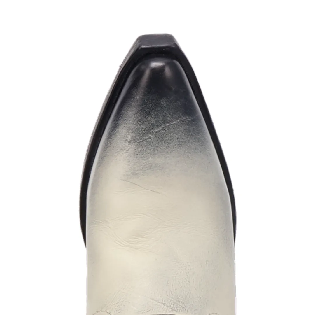 Online Exclusive | Dingo | Ride A Way Leather Boot in White **PREORDER