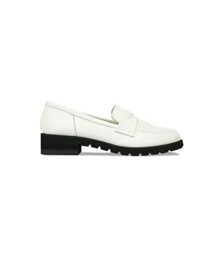 Penny Loafers - Blanc White