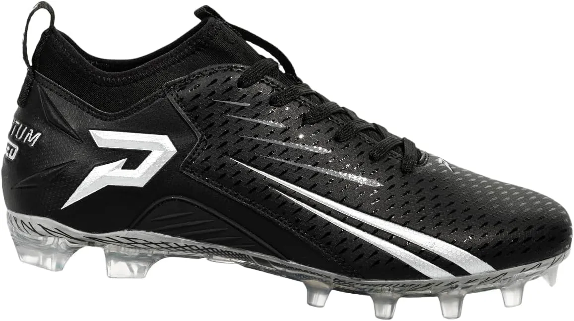 Phenom Elite Quantum Speed Football Cleats  Lightweight Speed Cleats for Men with Traction Plate  Performance Cleats for Football, Lacrosse & Rugby