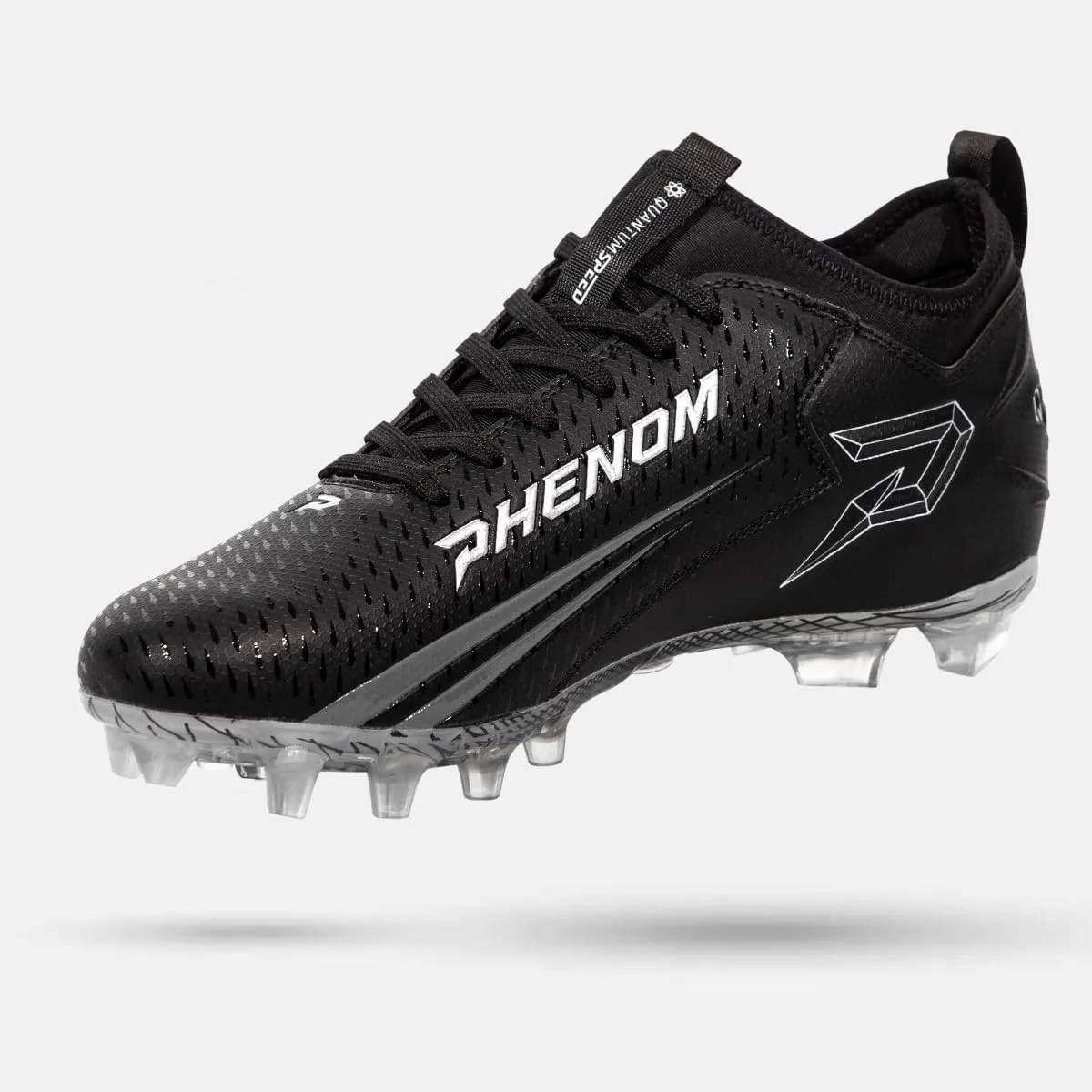 Phenom Elite Quantum Speed Football Cleats  Lightweight Speed Cleats for Men with Traction Plate  Performance Cleats for Football, Lacrosse & Rugby