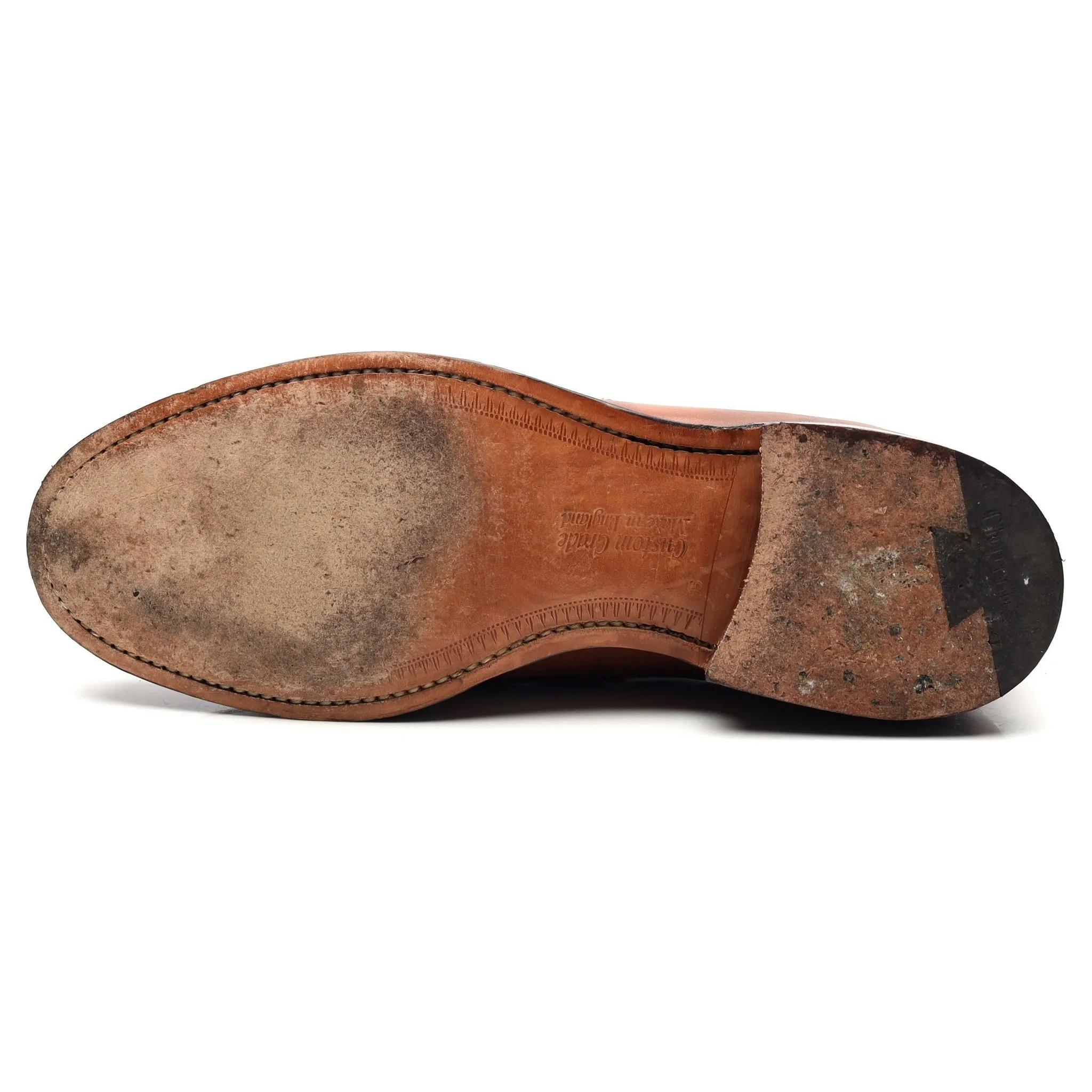 'Radley' Tan Brown Leather Tassel Loafers UK 9.5 F