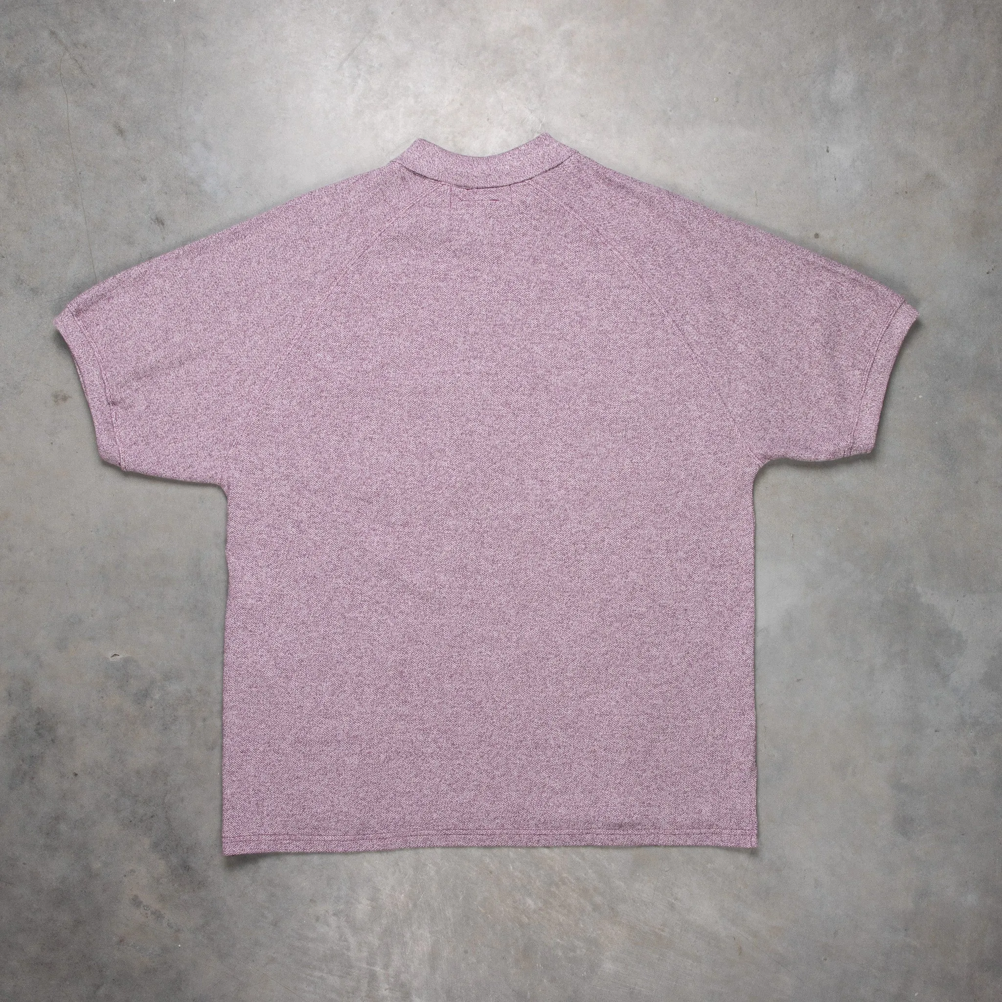 Remi Relief Polo Tee Purple Melange