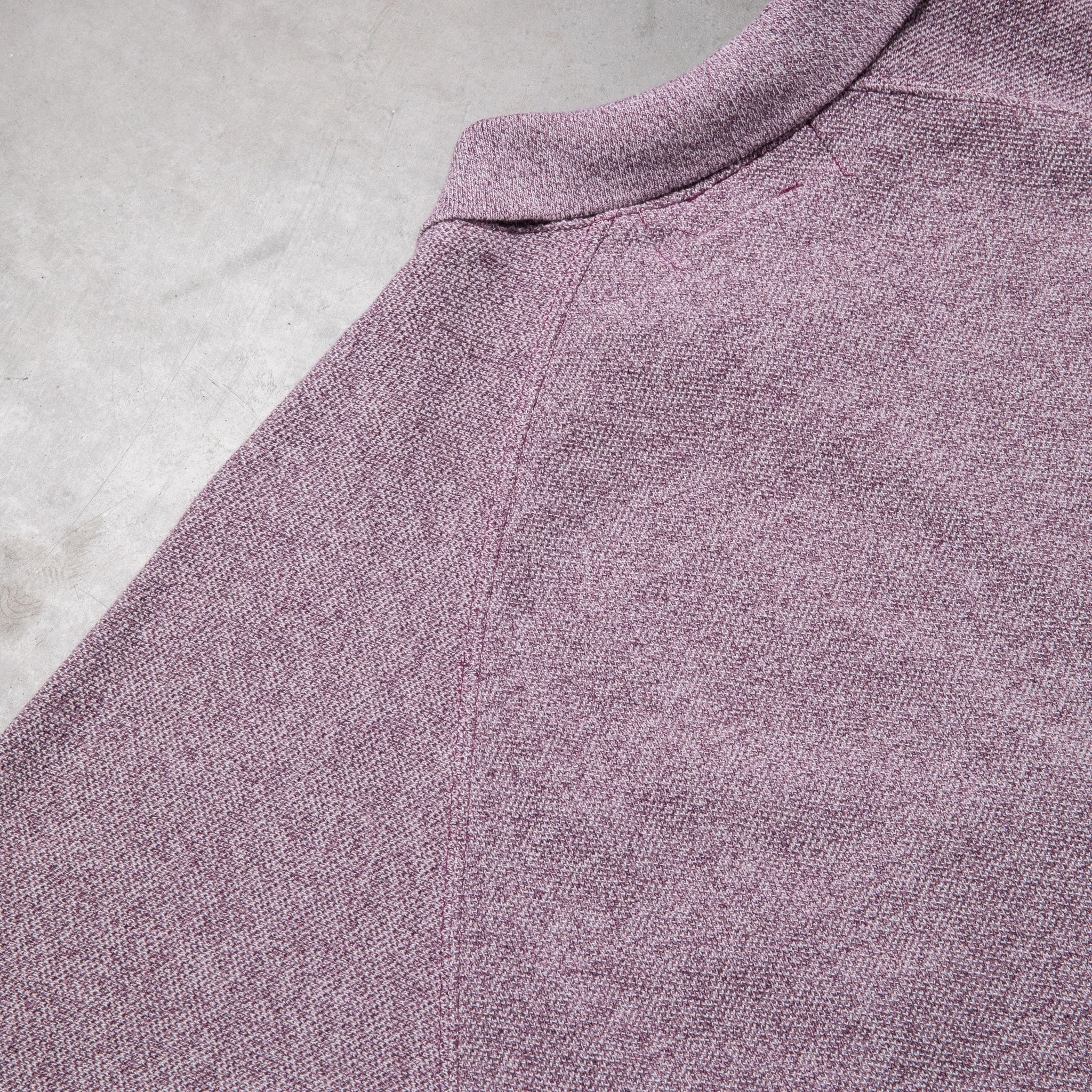Remi Relief Polo Tee Purple Melange