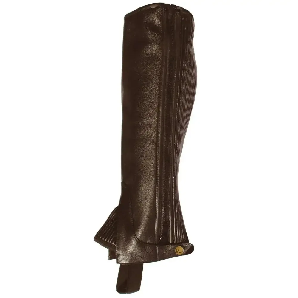 Rhinegold Adult Leather Gaiters