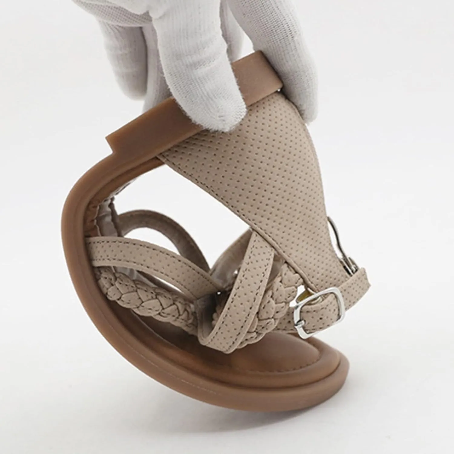 Sandals For Women 2025 Gladiator Sandal Ankle Buckle Flats Back Zipper Strappy Open Toe Summer Orthopedic Flat Shoes
