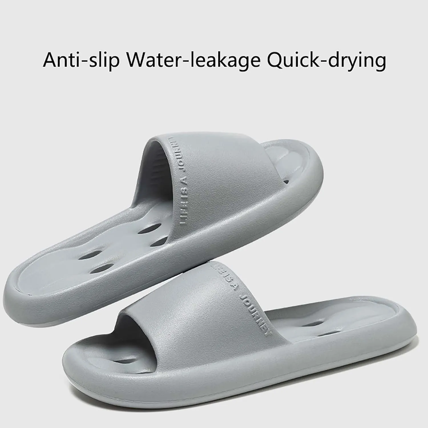 Shower Shoes for Women and Men Massage Pool Slides Soft Cushioned Slip Slides Slippers and for Women