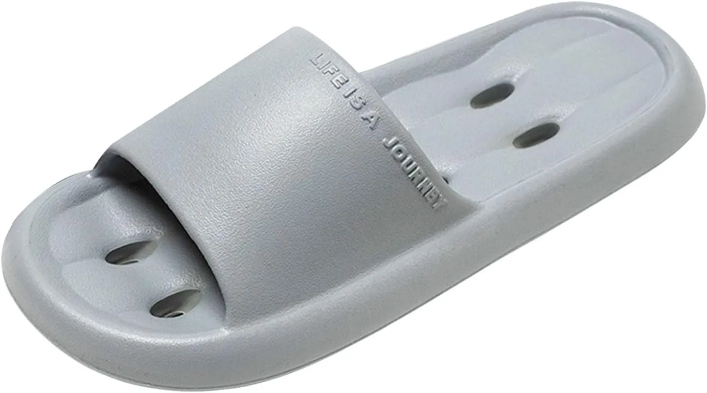 Shower Shoes for Women and Men Massage Pool Slides Soft Cushioned Slip Slides Slippers and for Women