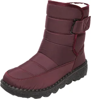 Size 11 Long Waterproof Women Snow Boot Women's Waterproof Boots Womens Knee High Boots Mid Calf Fur Furry Lace Up Winter Warm Snow Snow Boots for Snowshoeing Women Waterproof Womens Boots Ankle