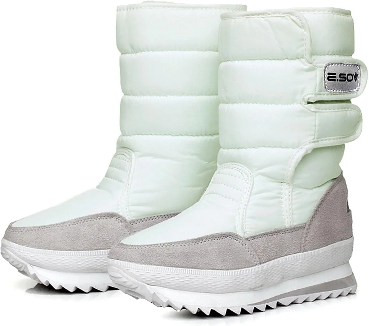 Snow Boots for Women Cute 10 Wide Zippered Snow Boots for Women Waterproof Insulated Tall Fur Lined Winter Boots for Women Snow Boots Waterproof Calf Womens 9.5 Wide Winter Boots