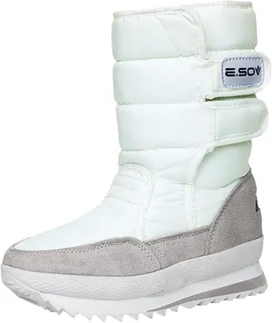 Snow Boots for Women Cute 10 Wide Zippered Snow Boots for Women Waterproof Insulated Tall Fur Lined Winter Boots for Women Snow Boots Waterproof Calf Womens 9.5 Wide Winter Boots