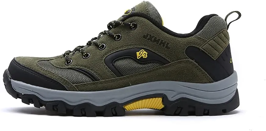 Succttssful Mens Hiking Shoes Waterproof Lightweight Outdoor Low-Top Climbing Shoes for Trekking Training Mountaineer Camping Trail