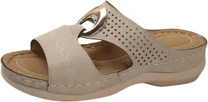 Summer Sandals for Women Wide Width Walking Sandals Dressy Comfortable Wedge Sandals Arch Support Orthopedic Sandals