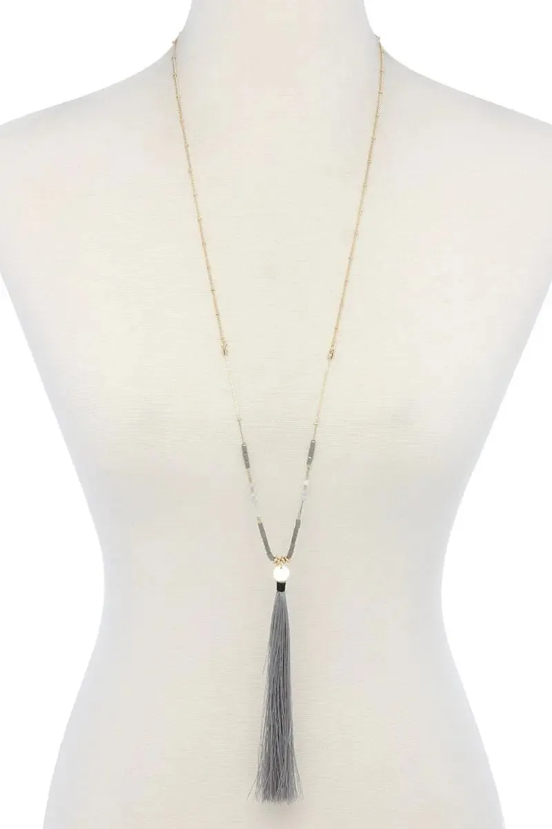 Tassel Pendant Necklace