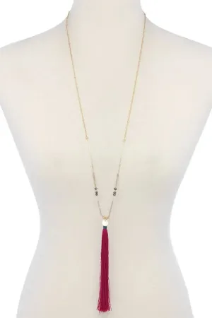 Tassel Pendant Necklace