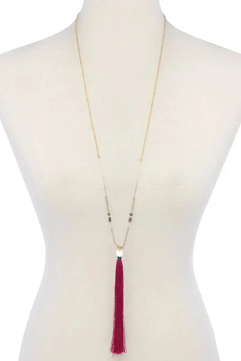 Tassel Pendant Necklace