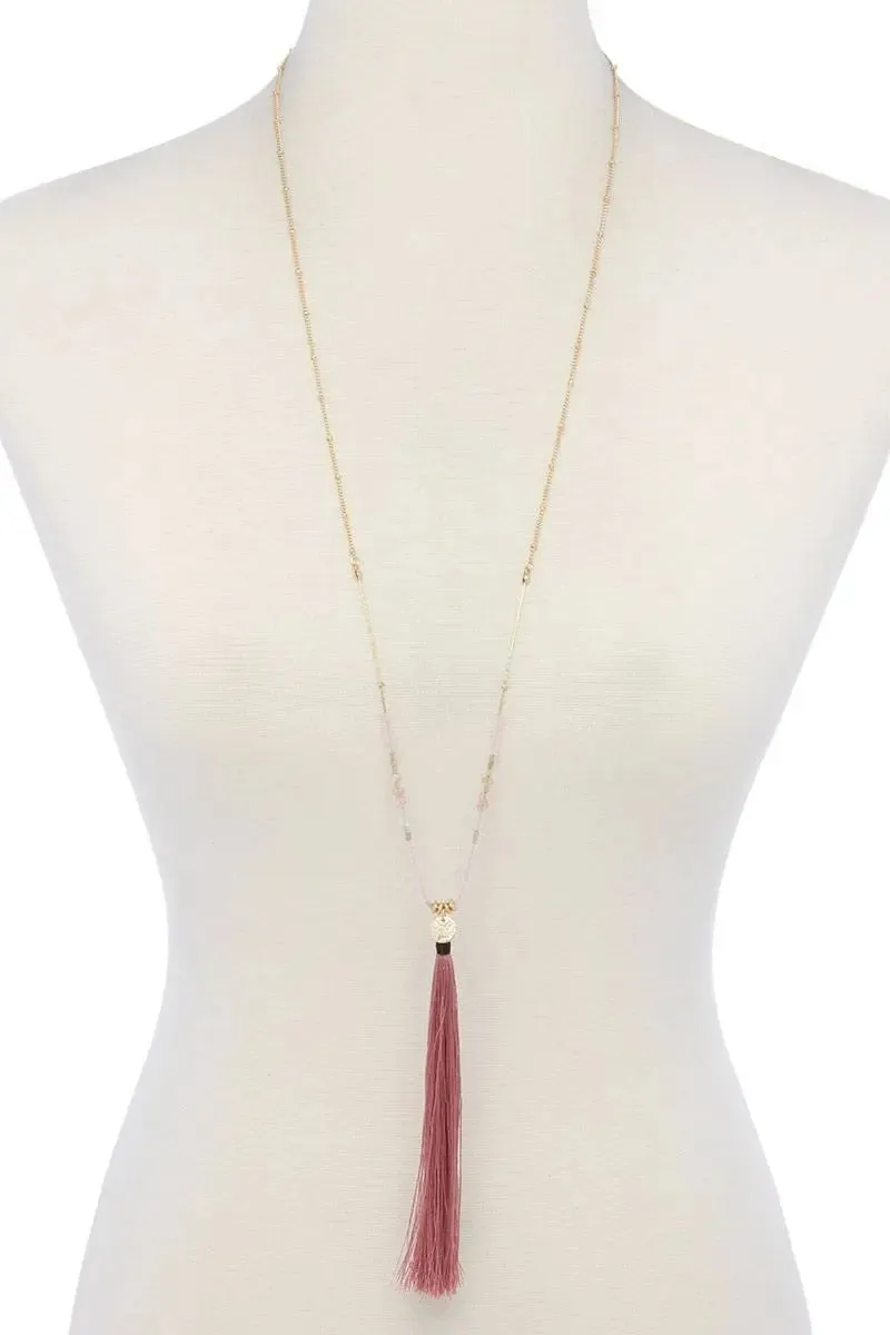 Tassel Pendant Necklace