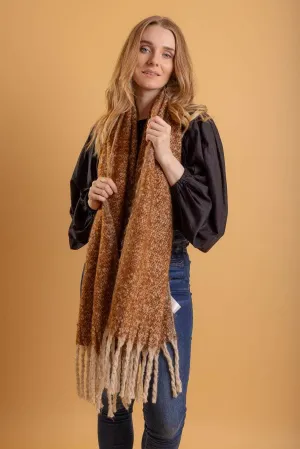 Tassel Scarf Mocha Marle