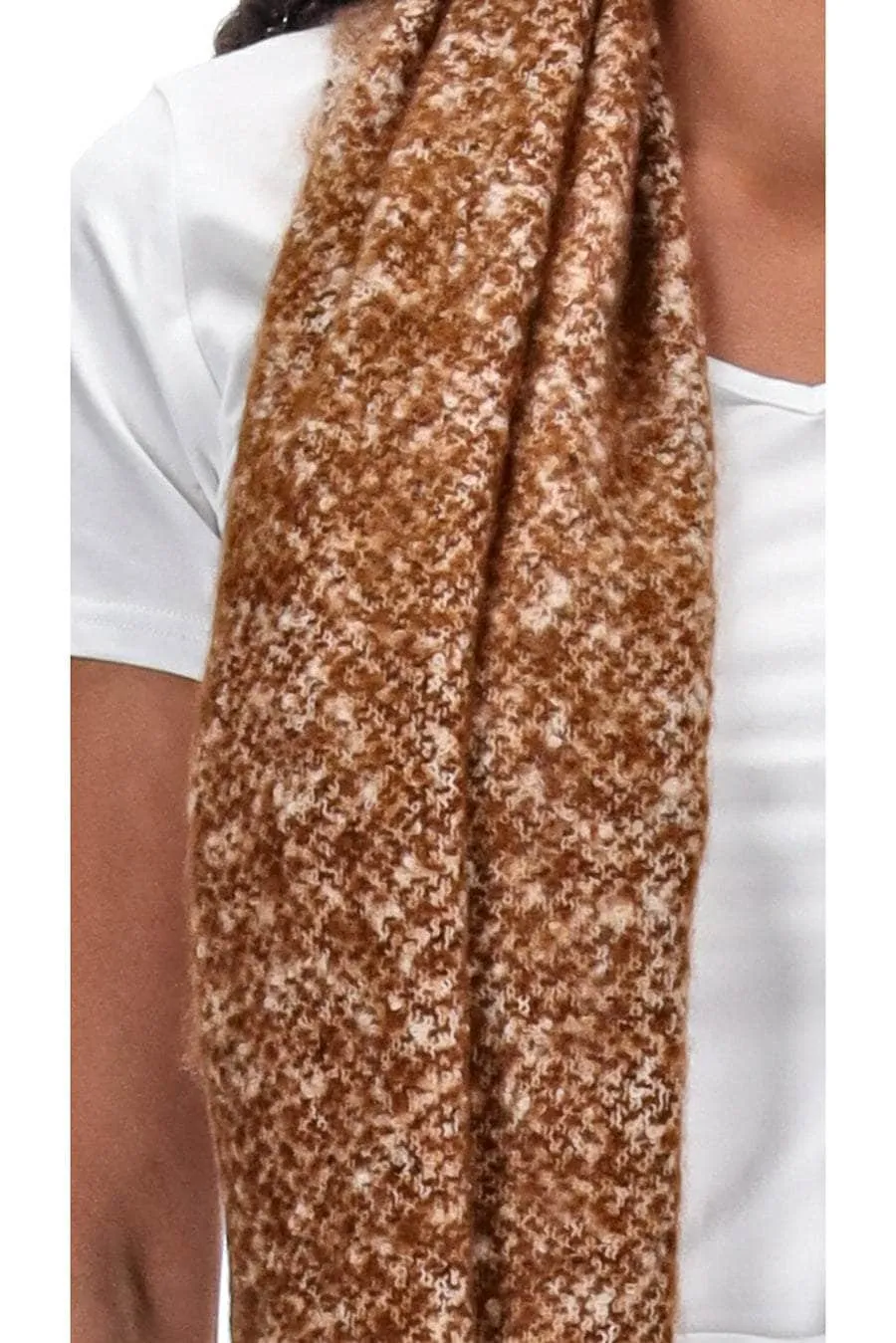 Tassel Scarf Mocha Marle