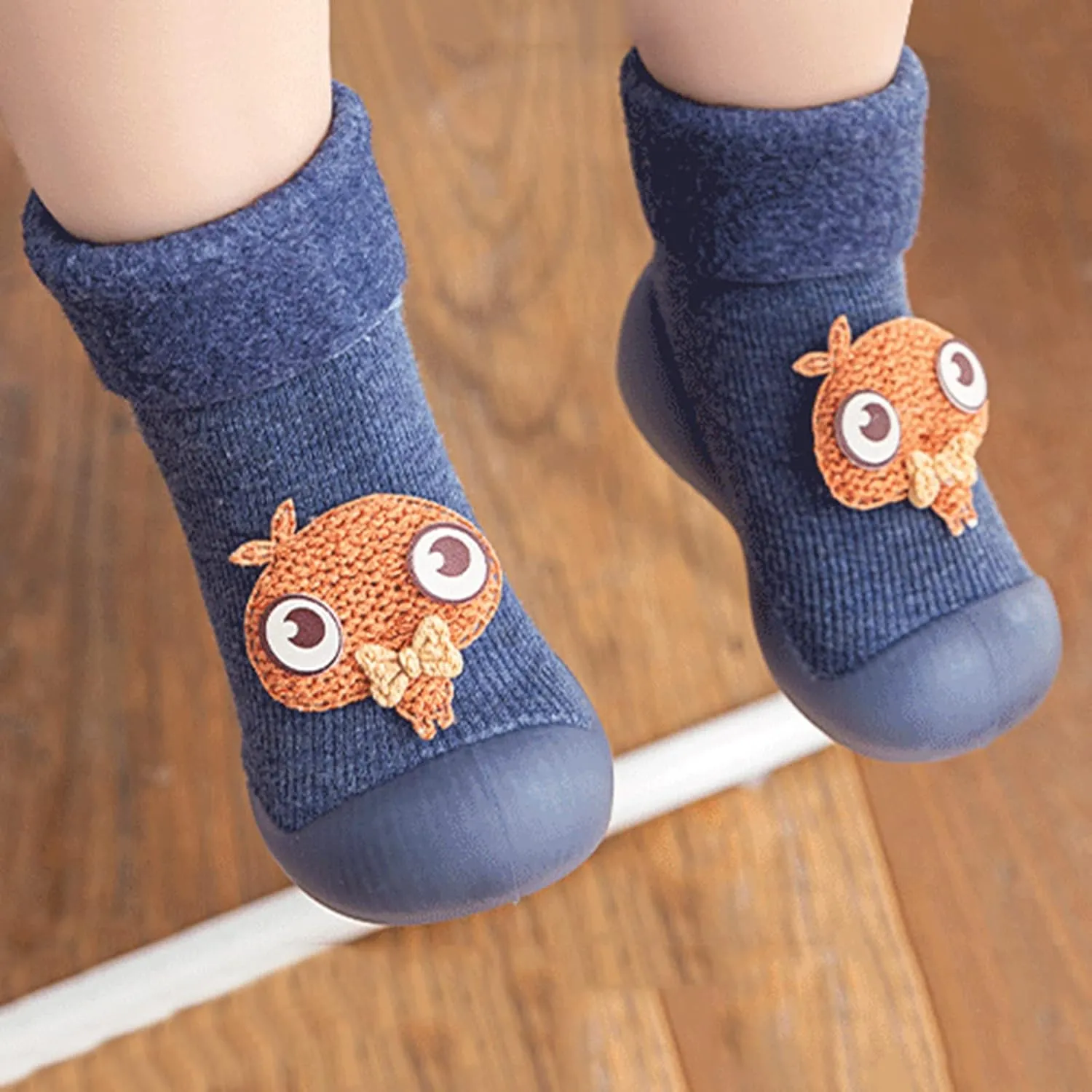 Toddler 10 Tennis Shoes Girls Solid Girls Socks Stocking Warm Baby Boys Soft Toddler Canvas Slip on Shoes Boys