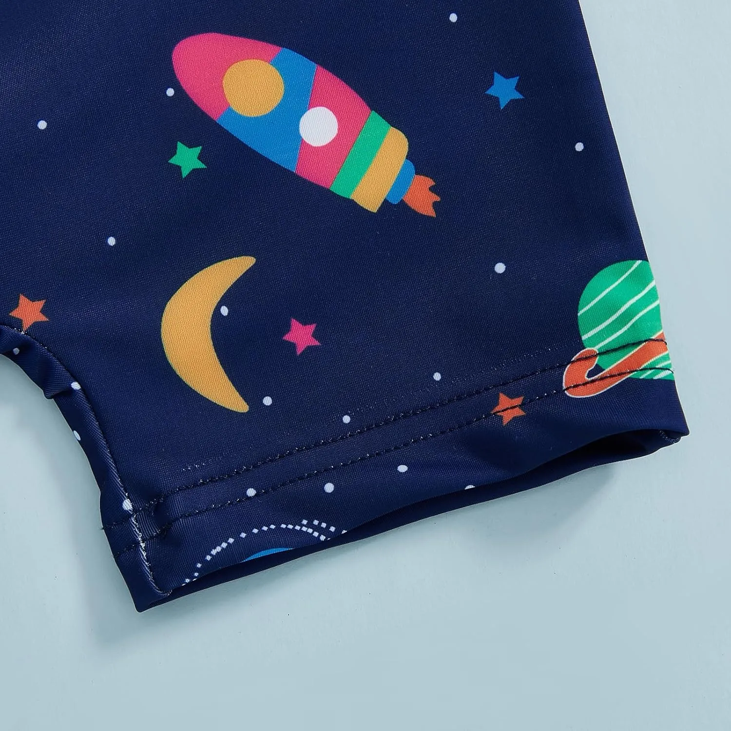 Toddler Baby Boy Swimsuit Long Sleeve Zipper One Piece Bathing Suit Rash Guard Sun Protection Swimwear with Hat