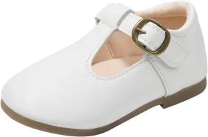 Toddler Little Girls Mary Jane Dress Shoes School Oxford for Girls Flat?? Wedding Part?? T-Strap Uniform Shoes