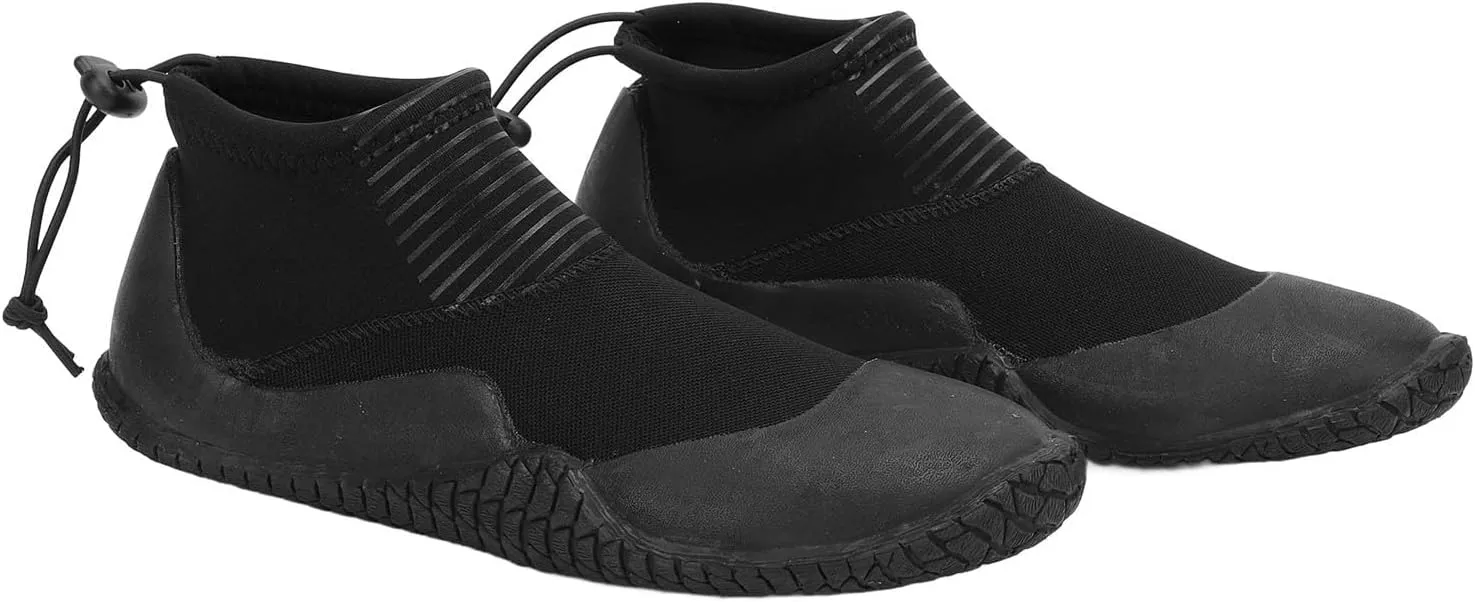 Water Boots for Men Women, Dive Boots with Anti Slip Sole Water Sports Neoprene Booties Thickened Soft Sole Wear Resistance Wading Boots Water Boots for Snorkeling Swimming Surfing