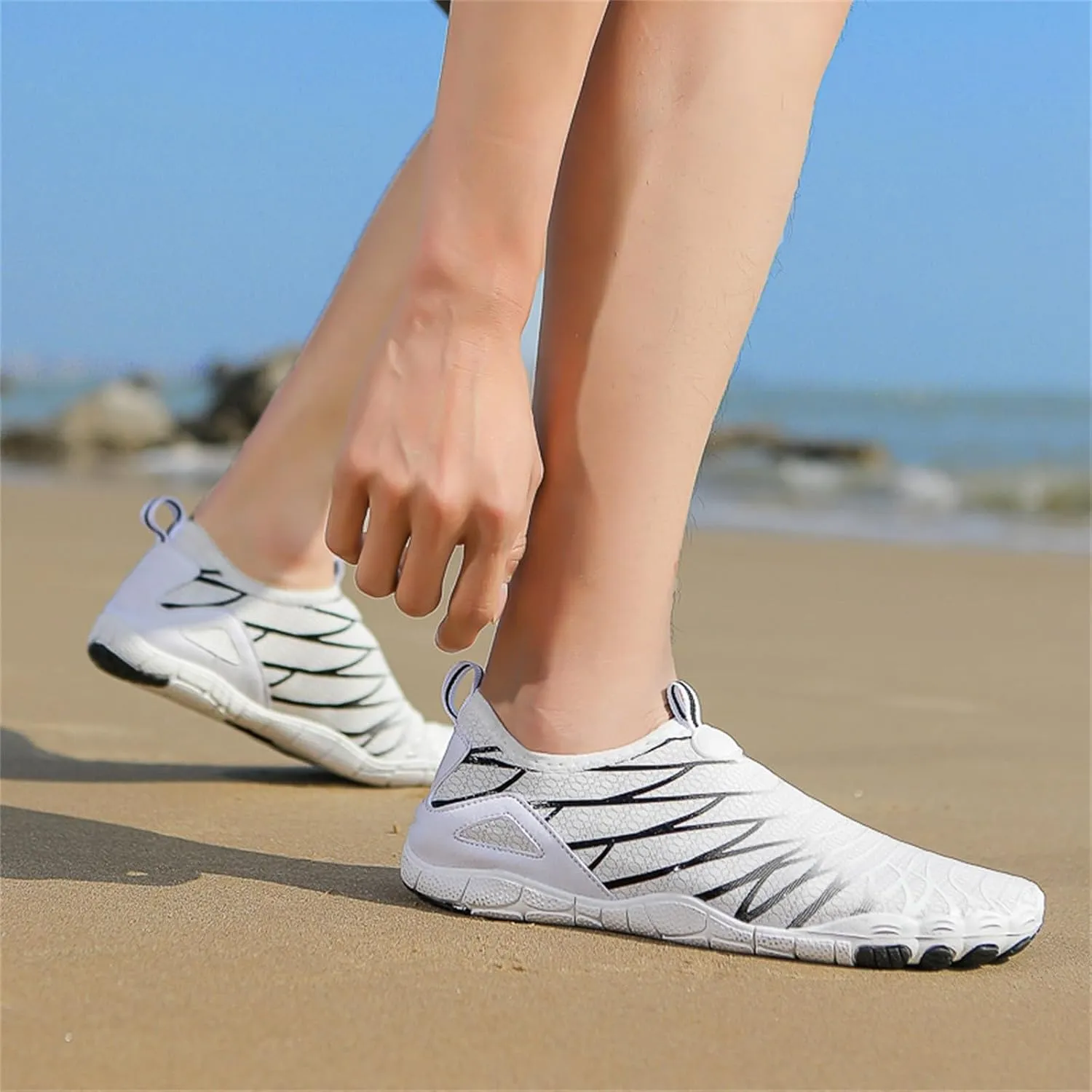Water Shoes Mens Womens Quick Dry Barefoot Aqua Socks Beach Swim Pool Shoes Non Slip Outdoor Sports Hiking Surf Yoga Lightweight