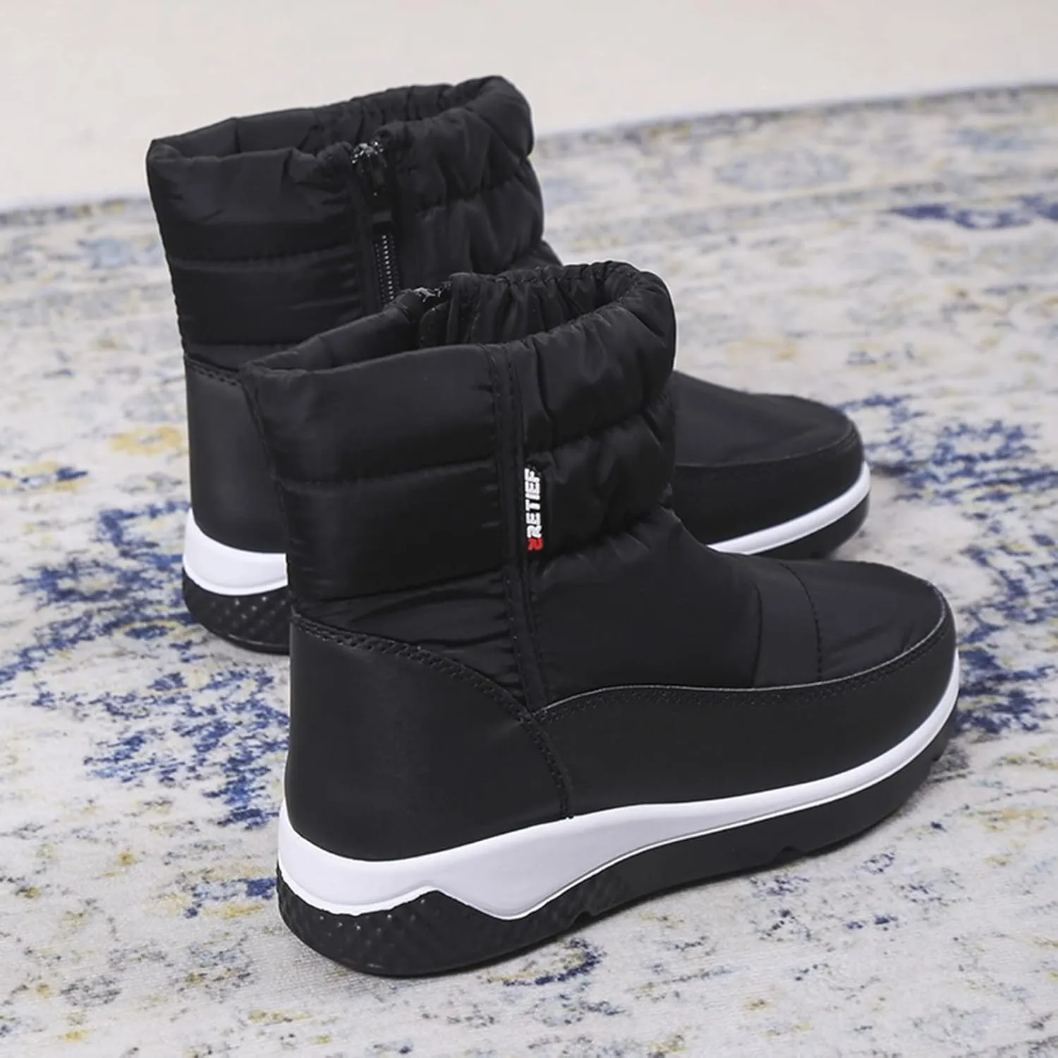 Winter Boots for Women Wide Width Winter Waterproof Boots for Women Tall Woman Winter Boots Winter Boots Size 12 for Woman Knee High Womens Hiking Boots Waterproof Lightweight Ankle Support