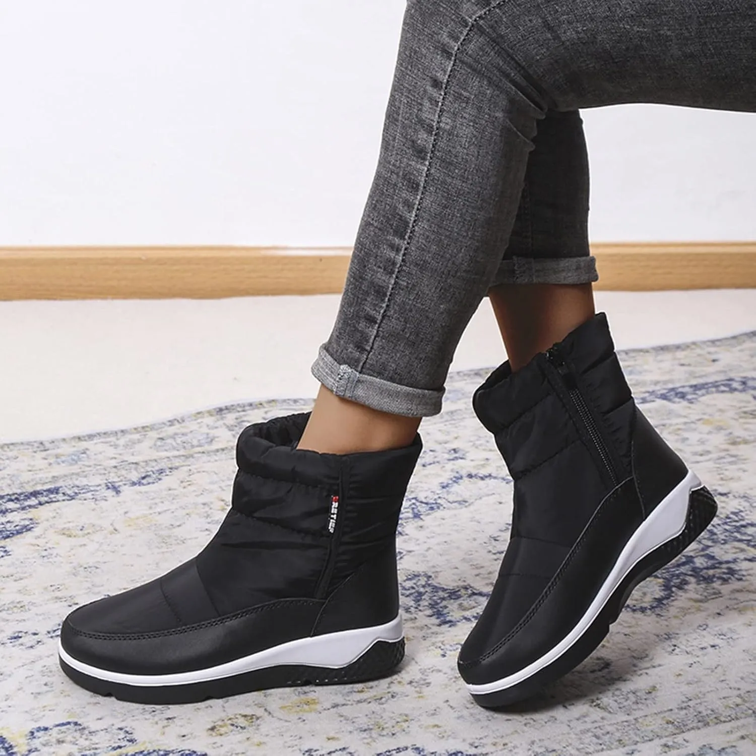 Winter Boots for Women Wide Width Winter Waterproof Boots for Women Tall Woman Winter Boots Winter Boots Size 12 for Woman Knee High Womens Hiking Boots Waterproof Lightweight Ankle Support