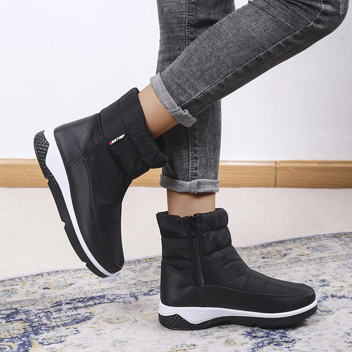 Winter Boots for Women Wide Width Winter Waterproof Boots for Women Tall Woman Winter Boots Winter Boots Size 12 for Woman Knee High Womens Hiking Boots Waterproof Lightweight Ankle Support