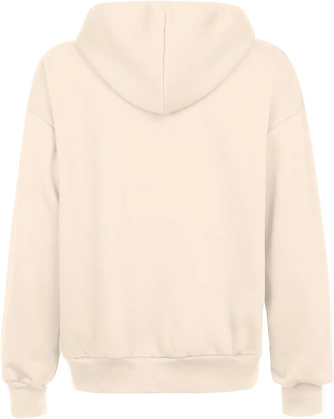 Women's 2024 Fall Zip Up Hoodies Sweatshirt Solid Color Long Sleeve Oversized Coat Casual Cozy Fall Winter Outfits