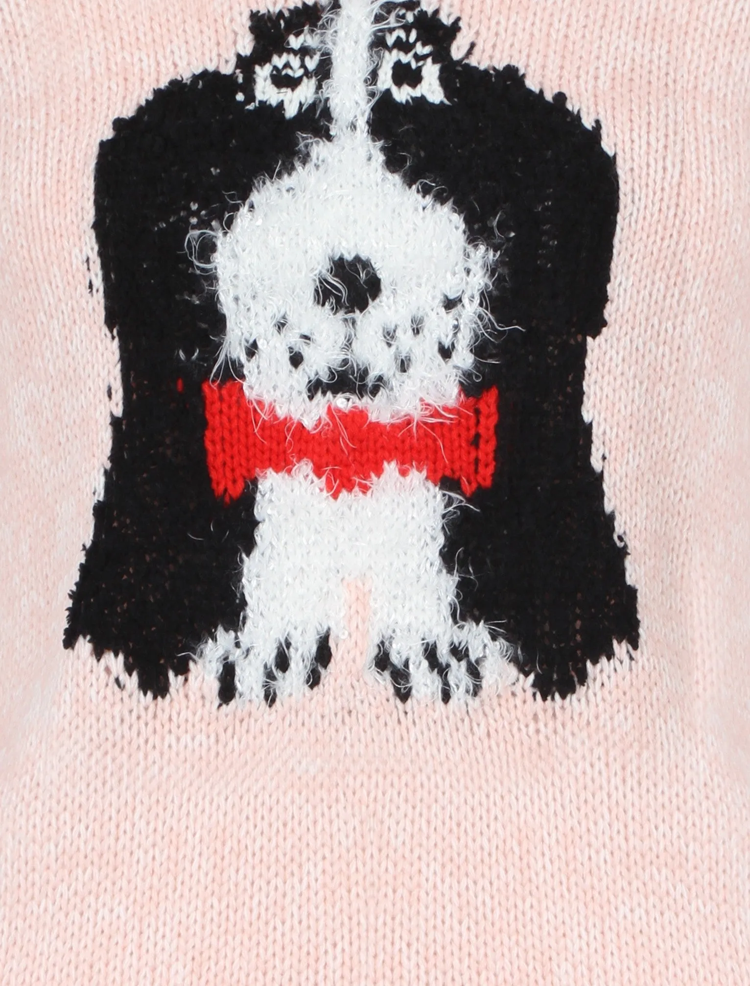 Womens Amara Reya Rose Jumper in Peach Skin / Ivory Twist