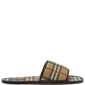 Womens Burberry Alixa Check Sandal